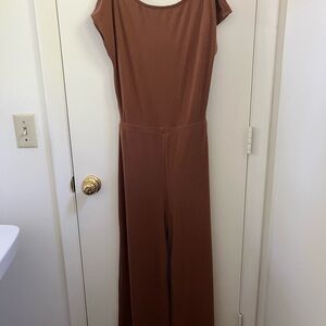 Free People Beach Brown Jumpsuit